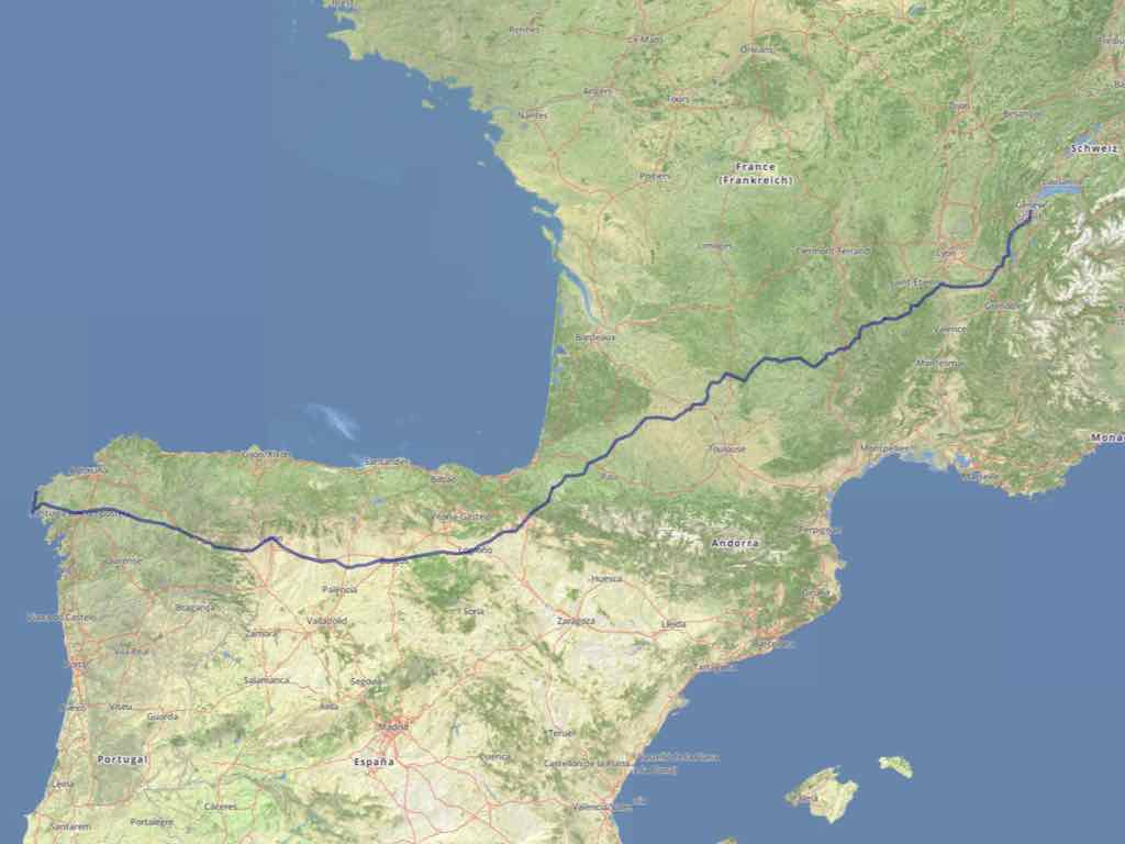 bis an das Ende der Welt
